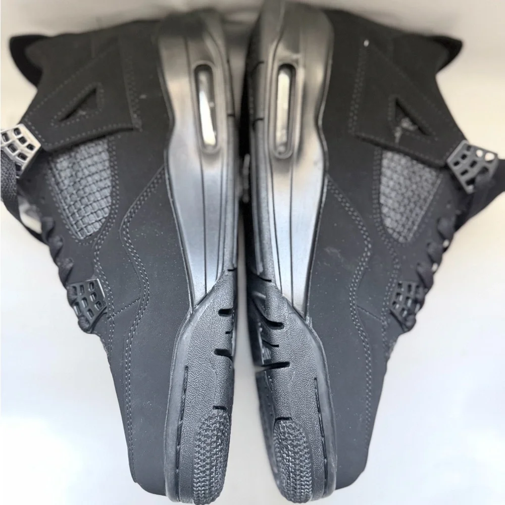 Jordan Men's All-Black Low-Top Basketball Sneakers - Picture 7 of 7